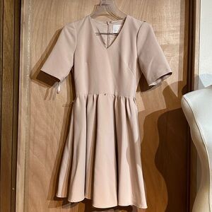 Gal Meets Glam Light Tan Dress 00
